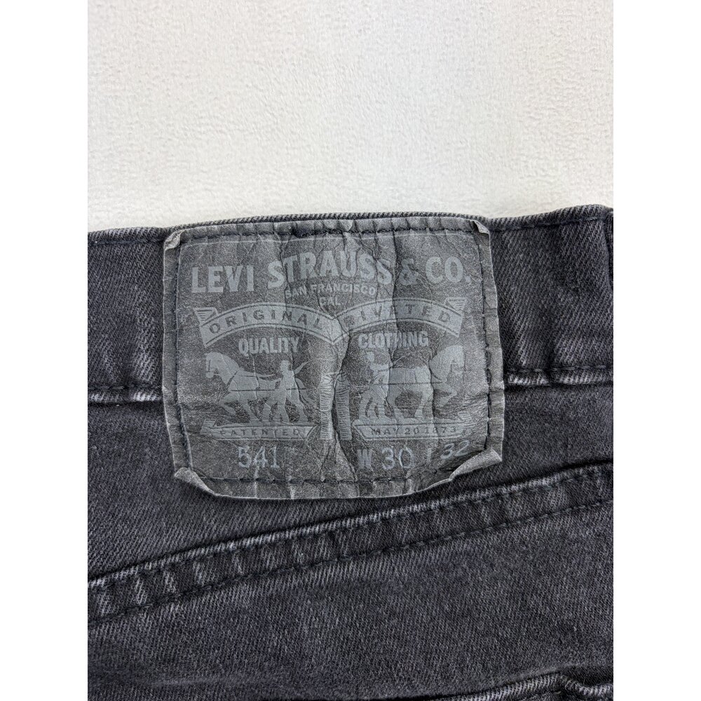 Levi's Men's Relaxed Fit Jeans 30W Black/Charcoal - Picture 4 of 11